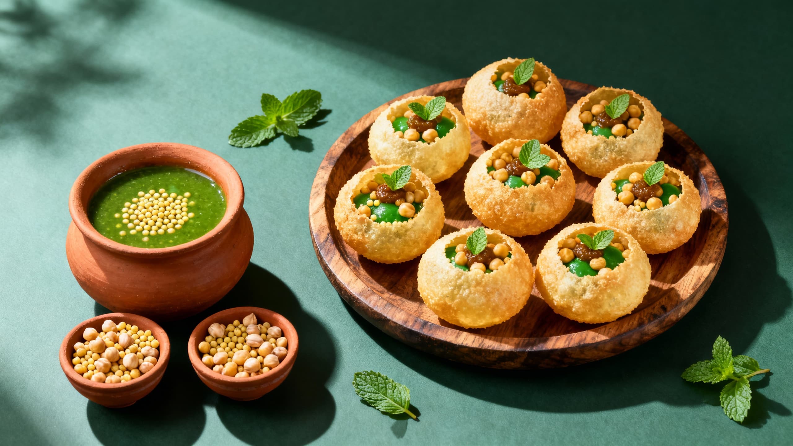 Panipuri background